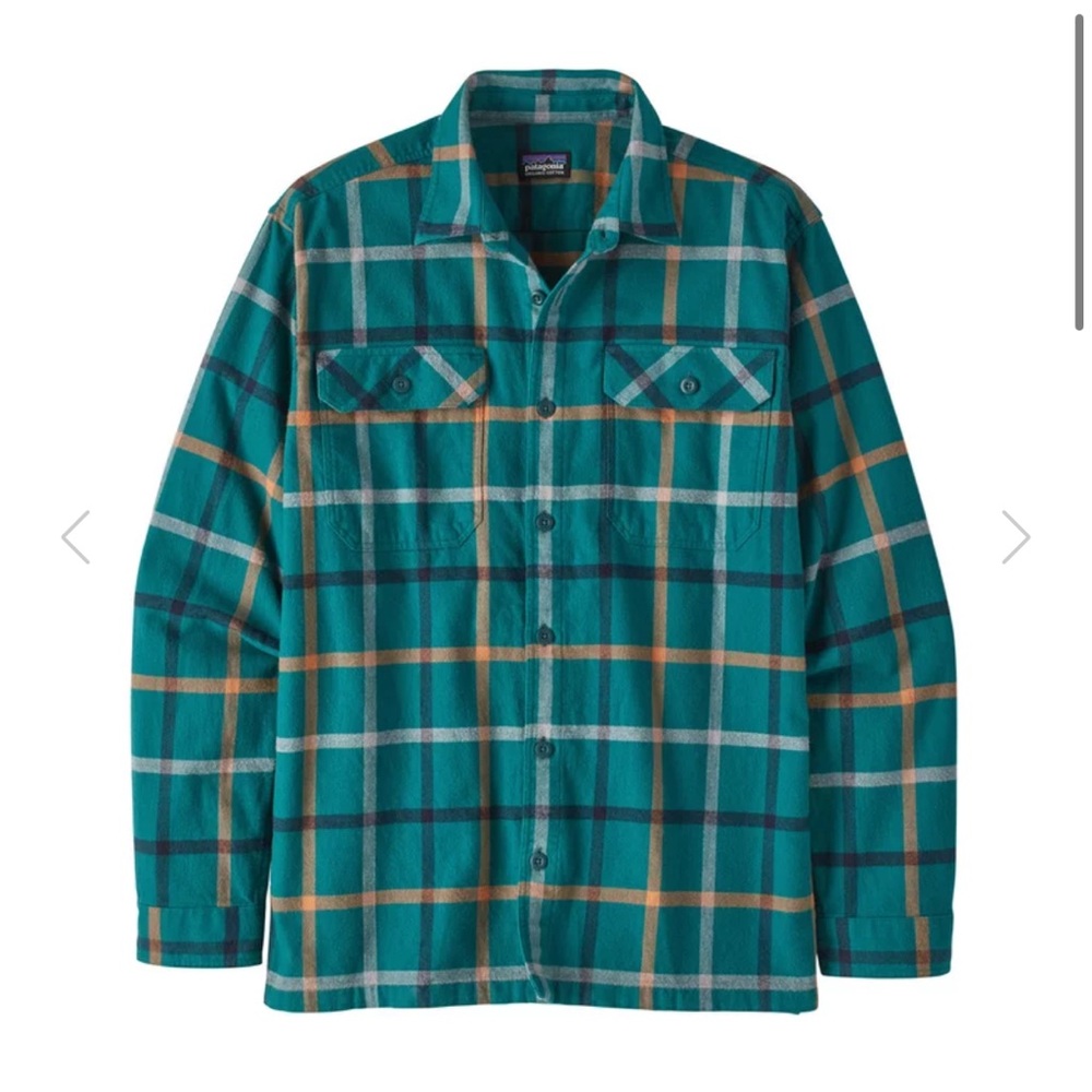 Patagonia Flannel Men's Long-Sleeved Organic Cotton Midweight Fjord Shirt
